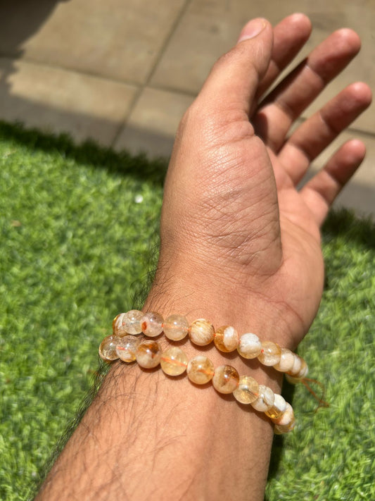 Handmade Citrine Bracelet – Natural Crystal Jewelry – QodeShop UAE