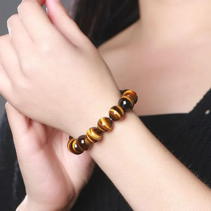 Handmade Tiger Eye Bracelet – Natural Crystal Jewelry – QodeShop.com