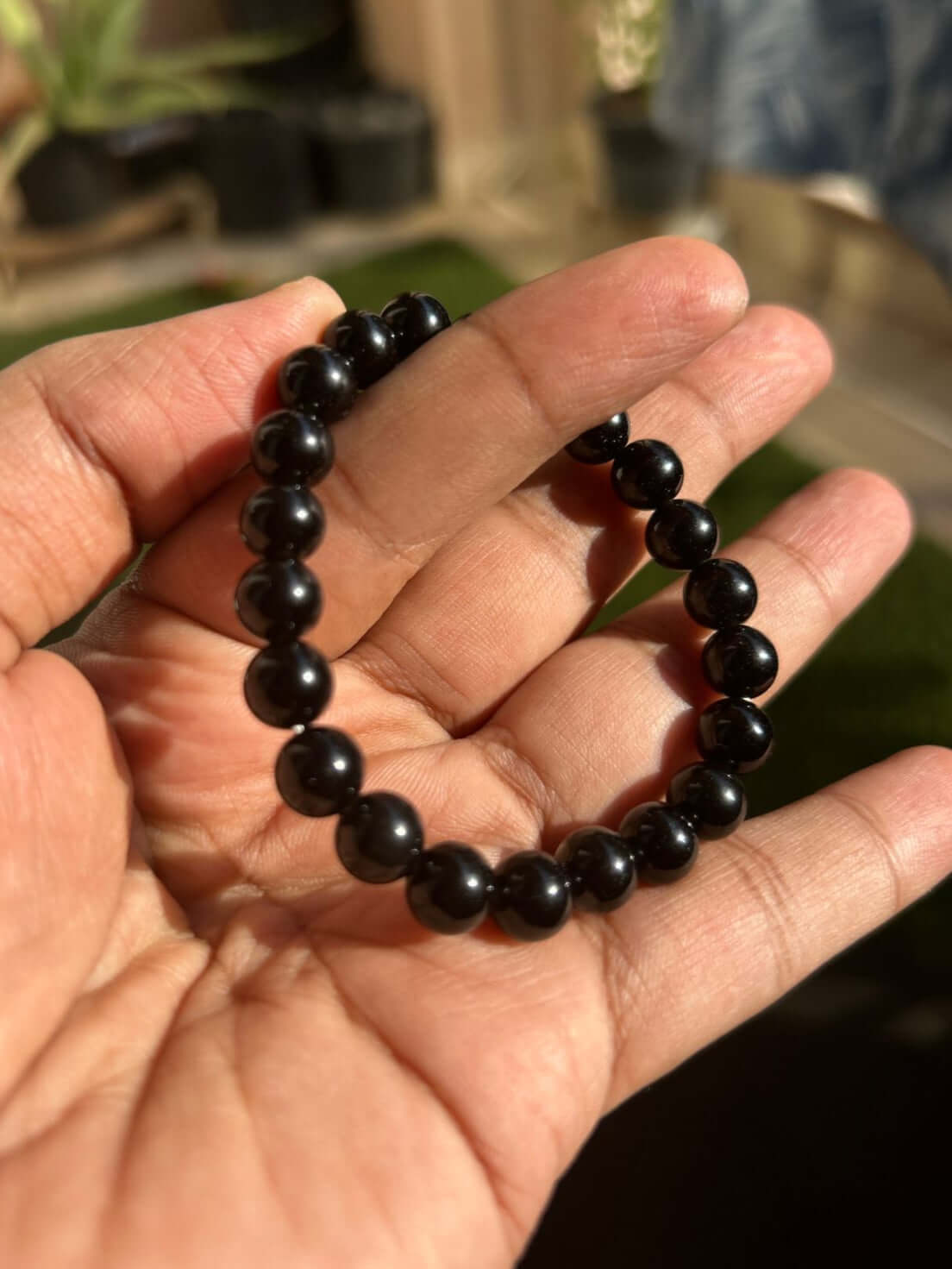 “Natural Black Obsidian Crystal for Protection and Grounding – qodeshop.com”