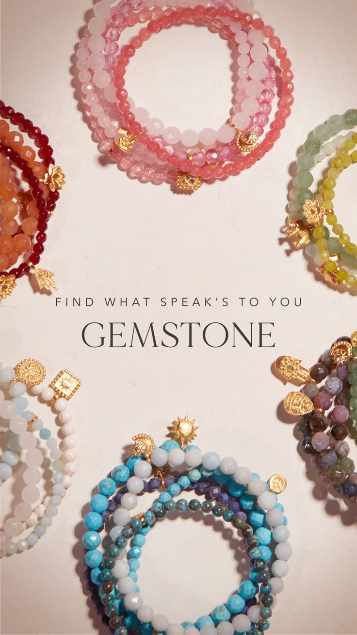 Natural Crystal Bracelets Collection qodeshop.com