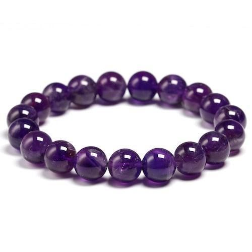 Amethyst Natural Bracelet – Handmade Crystal Jewelry – QodeShop.com
