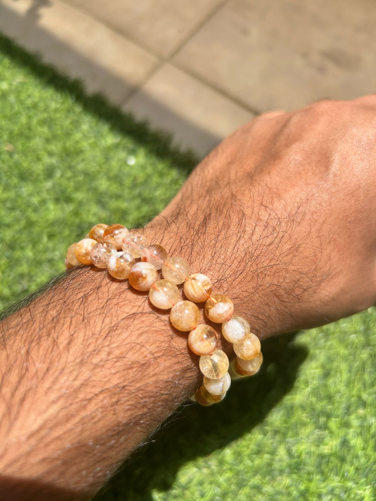 Handmade Citrine Bracelet – Natural Crystal Jewelry – QodeShop UAE
