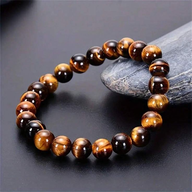 Handmade Tiger Eye Bracelet – Natural Crystal Jewelry – QodeShop.com
