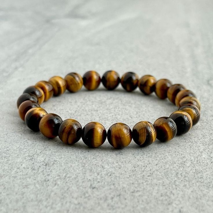 Handmade Tiger Eye Bracelet – Natural Crystal Jewelry – QodeShop.com