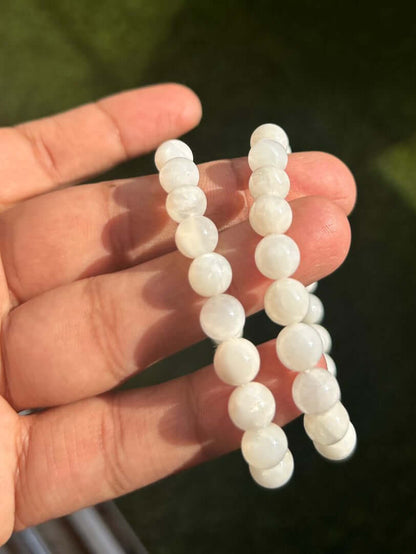 White Moonstone Bracelet, qodeshop.com